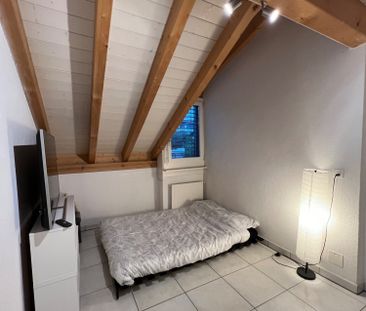 Duplex 3,5 pièces meublé à Neyruz sans vis-à-vis avec vue - Foto 2