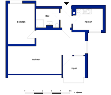 Ein Zuhause zum Ankommen: Großes Wohnzimmer u. Loggia mit Grünblick - Foto 5