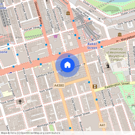 Bickenhall Mansions, Marylebone, London, W1U