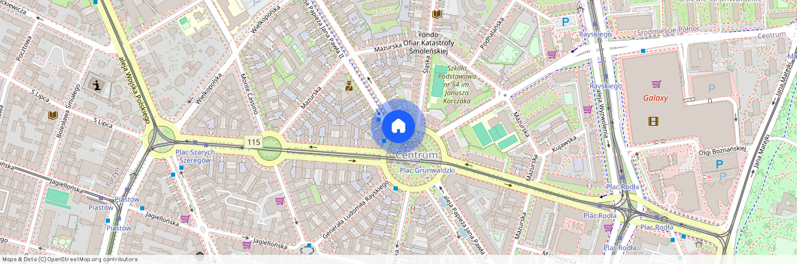 Szczecin, Centrum, pl. Grunwaldzki