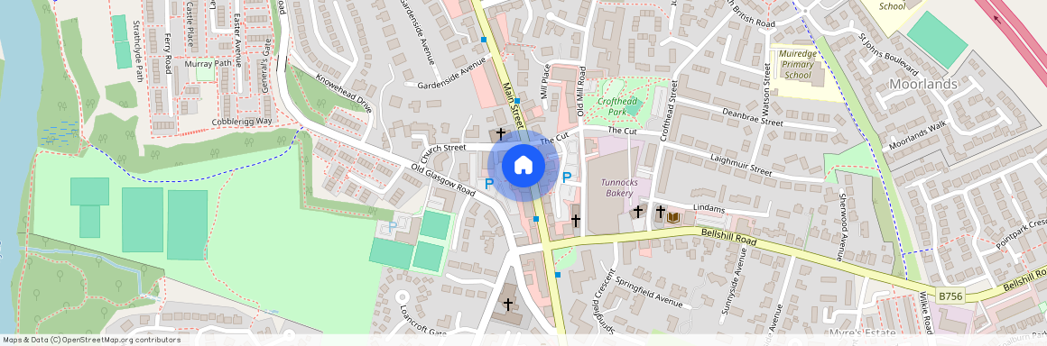 Main Street, Uddingston, Glasgow, South Lanarkshire, G71