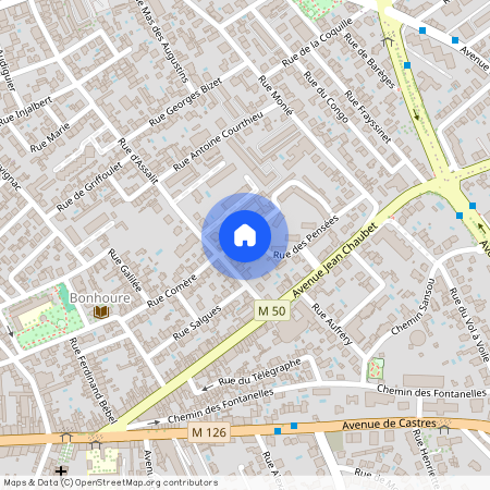 Toulouse (31500), GUILHEMERY, beau T2 MEUBLE
