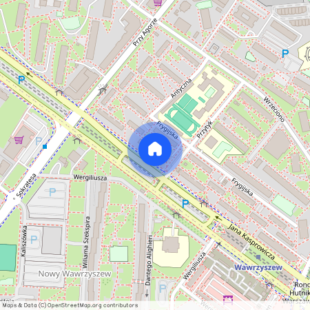 ul. Jana Kasprowicza, Wrzeciono, Bielany, Warszawa, mazowieckie