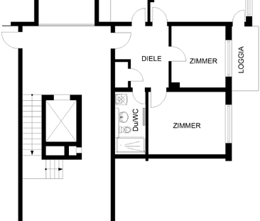 Komplett modernisierte 3-Zimmer Wohnung in Haspe-Quambusch - Photo 2