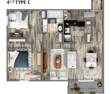 Logement 4 ½ - Photo 2