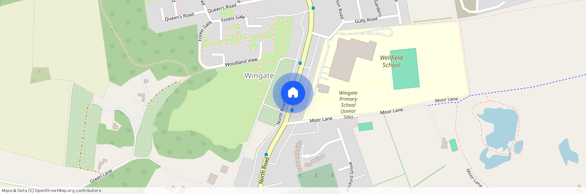 North Road West, Wingate