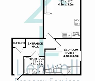 1 bedroom apartment to rent Cardiff Road, Luton, Bedfordshire, LU1 - Photo 5