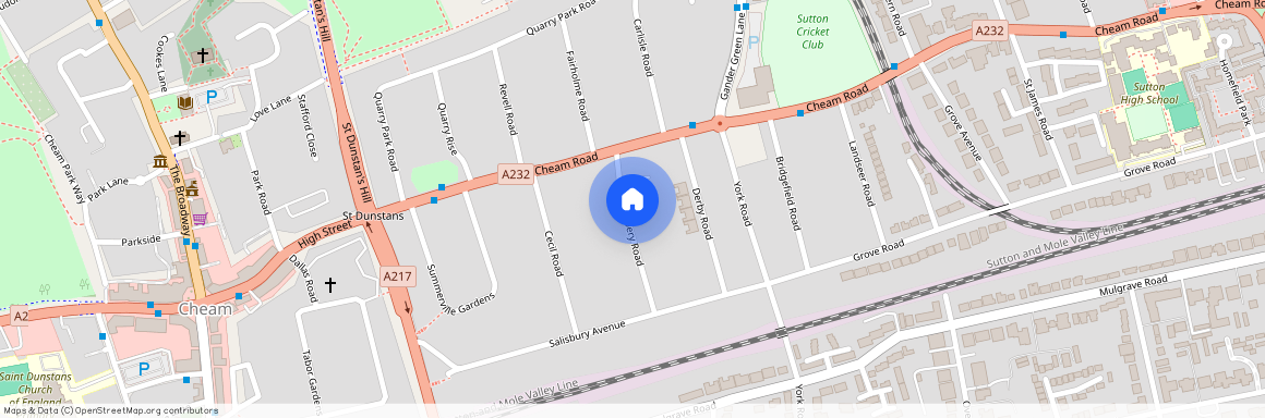 Rosebery Road, Cheam, SUTTON