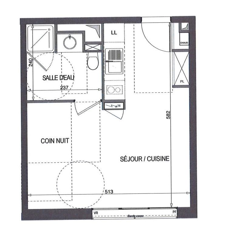 Location Appartement 1 pièce 28m² NANTES 44000 - Photo 1