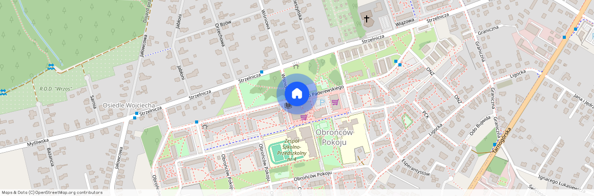 ul. Ignacego Paderewskiego, Obrońców Pokoju, Gliwice, śląskie