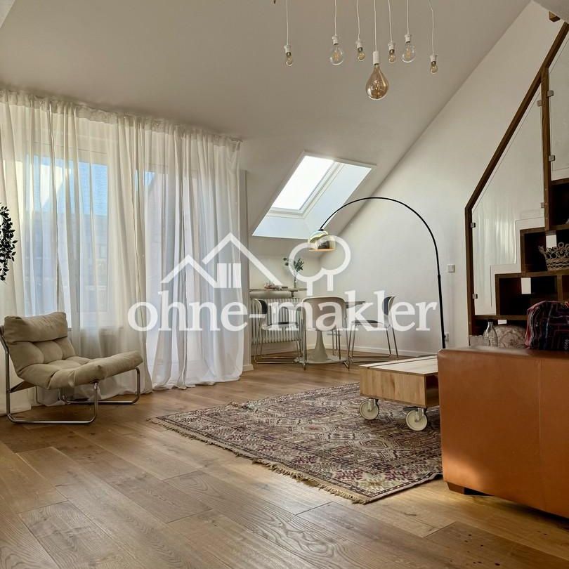 WG GEEIGNET Möblierte 4,5 Zimmer Design-Penthouse mit Dachterrasse in zentraler, ruhiger Lage - Photo 1