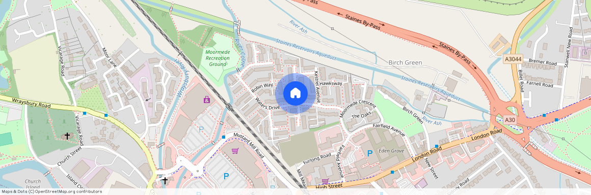 Waters Drive, Staines, Surrey, TW18