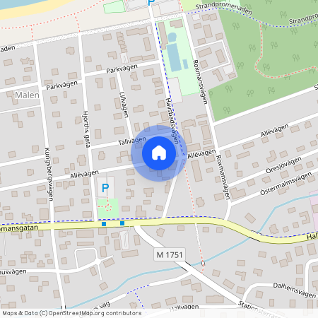 Allévägen, Båstad