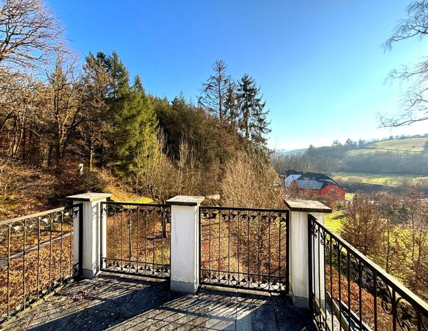 Wohnen inmitten der Natur auf malerischen Landsitz: Dachgeschosswohnung mit Panorama-Terrasse & Stellplatz! - Foto 1