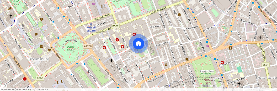 Great Ormond St, Bloomsbury, London, WC1N