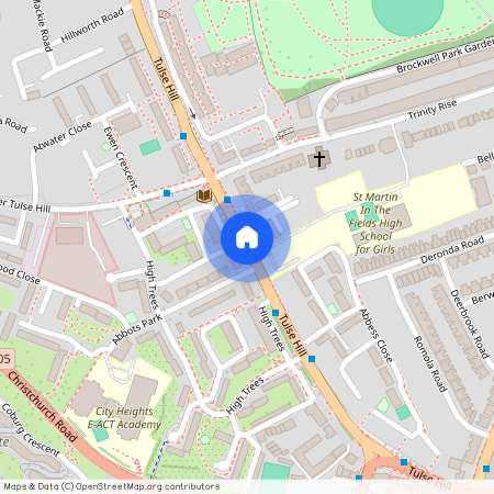 Tulse Hill, Brixton, Clapham, Balham, Herne Hill, Streatham, SW2
