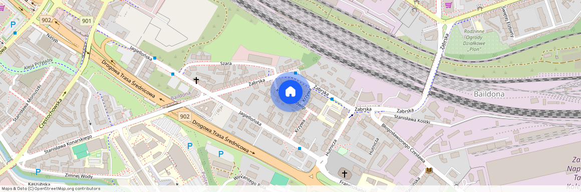 ul. Królowej Jadwigi, Baildona, Gliwice, śląskie