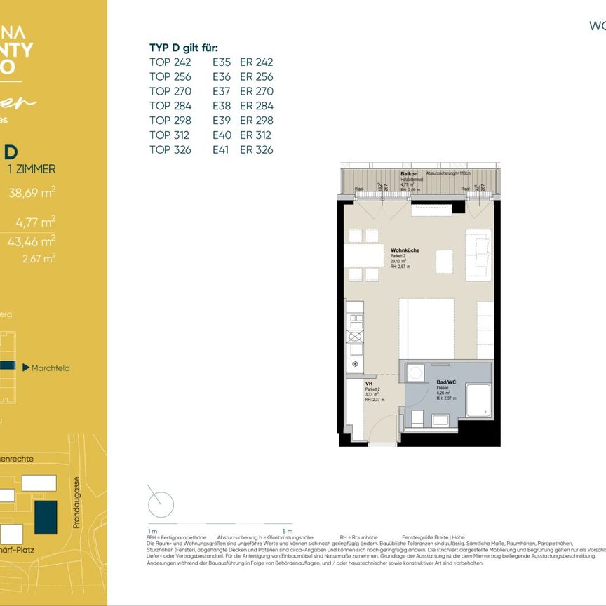 TOWER HOMES – Exklusiver Erstbezug im VIENNA TWENTYTWO - Photo 1
