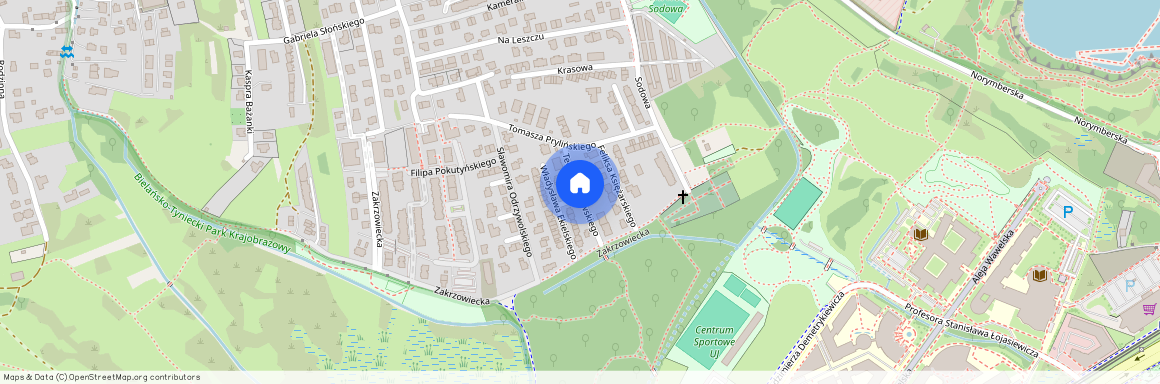 ul. Teodora Talowskiego, Pychowice, Dębniki, Kraków, małopolskie