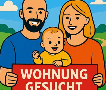 Junge dreiköpfige Familie sucht Wohnung in Münster (ca. 80qm) - Foto 1