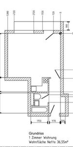 1 Zi. Appartement mit Balkon renoviert - Foto 3