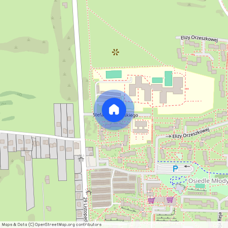 ul. Stefana Żeromskiego, Olkusz, Olkusz, olkuski, małopolskie