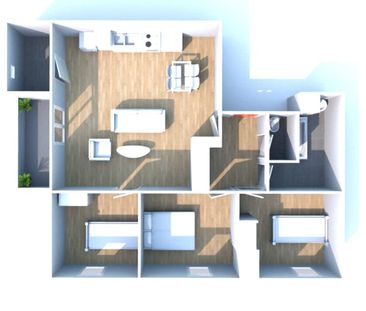 À louer T4 appartement à Cany-Barville - Photo 3