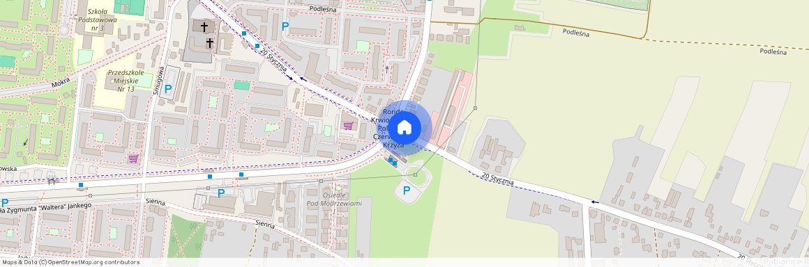 ul. 20 Stycznia, Pabianice, pabianicki, łódzkie