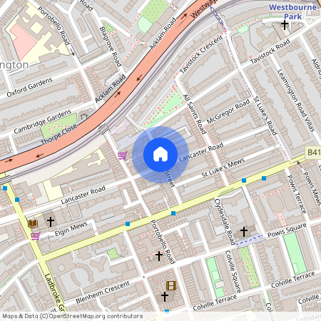 Basing Street, Notting Hill, London, Kensington & Chelsea, W11