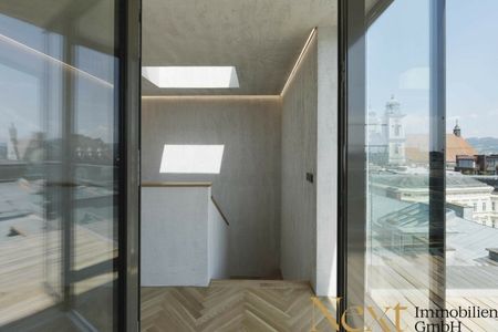 Über den Dächern von Linz - Exklusive Penthousewohnung mit uneinsehbarer Dachterrasse an der Landstraße zu vermieten! - Foto 5