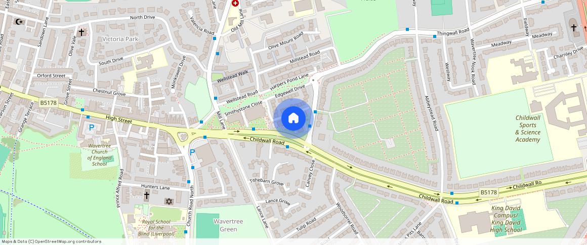 Davenham Court, Liverpool, Merseyside, L15