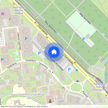 ul. Chorzowska, Osiedle Tysiąclecia, Katowice, śląskie