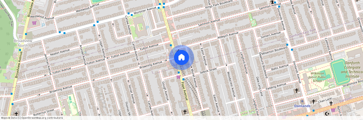853 Pape Avenue, Main level, East York, ON M4K 3T7