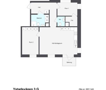 Ystadsvägen 3G, Eslöv Centrum - Foto 1