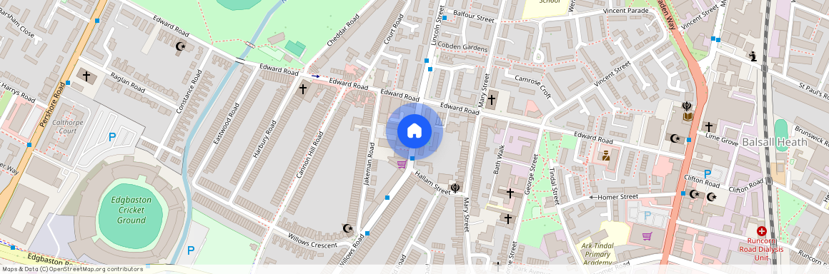 Cannon Hill Grove, Hallam Street, Birmingham B12