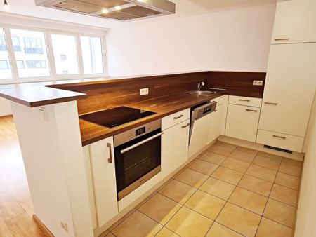INNSTASSE, gepflegte 87 Neubau-Maisonette, 2 Zimmer, Komplettküche, Wannenbad, Parketten, 4. Liftstock - Foto 5