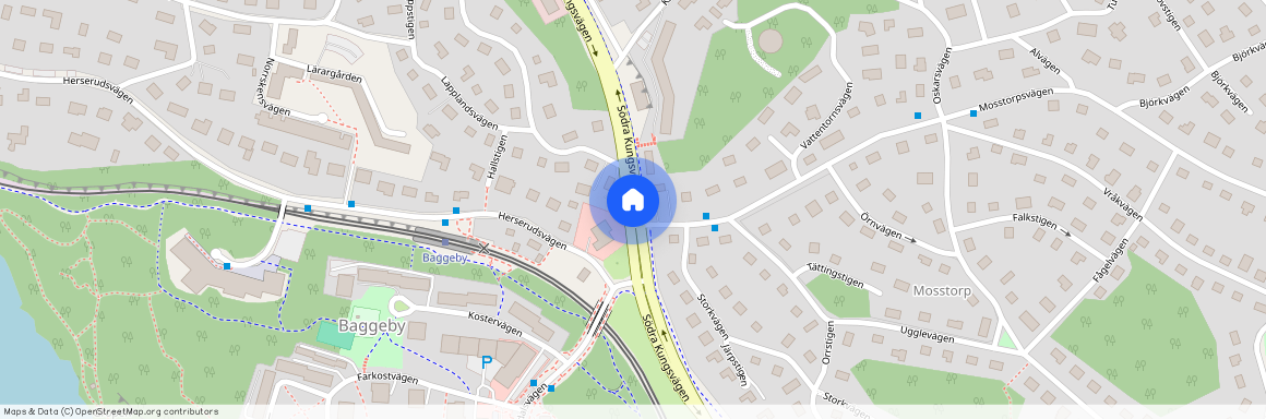 Södra Kungsvägen, Lidingö