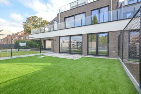 Nieuwbouw gelijkvloers appartement te huur met één slaapkamer en tuin. - Photo 3