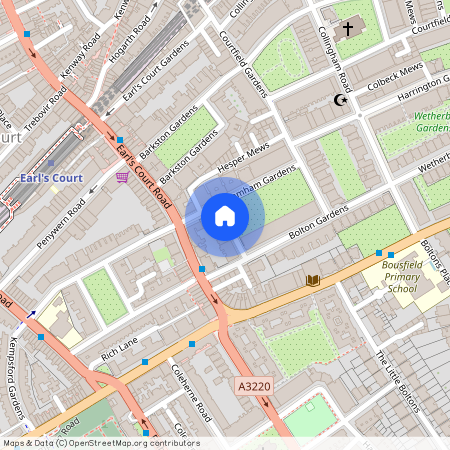 Bramham Gardens, Earls Court, London, SW5 0JE