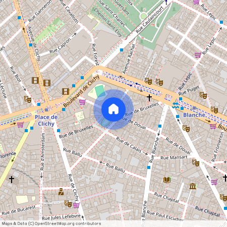 Place Adolphe Max et Rue de Douai 75009 Paris (9e arrondissement)