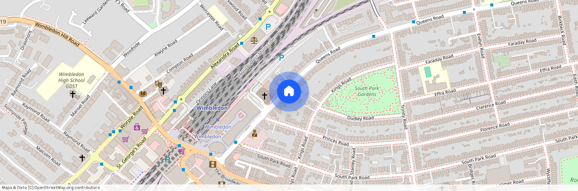 Queens Road, Wimbledon, London, SW19