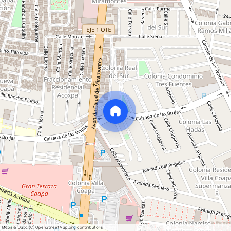 CALZADA DE LAS BRUJAS, Colonia Ex Hacienda Coapa, C.P. 14308, Df / Cdmx