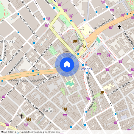 Plaça de Lesseps, Barcelona, Catalonia 08006