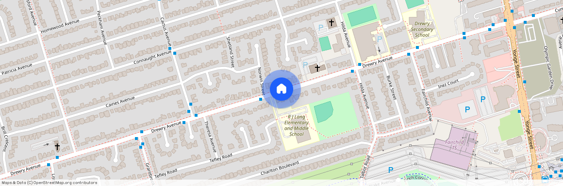 google map, North York, North York, Toronto, M2M 1E3