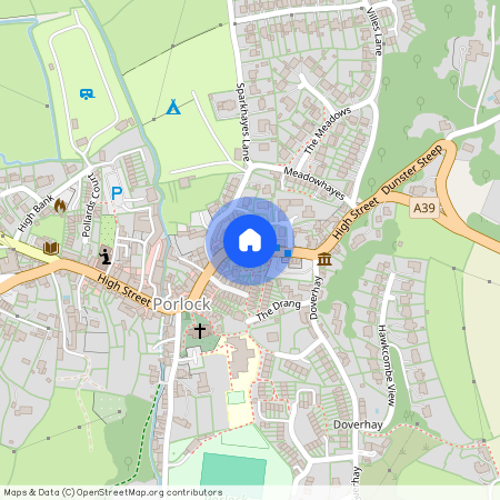 High Street, Porlock, Minehead, Somerset, TA24