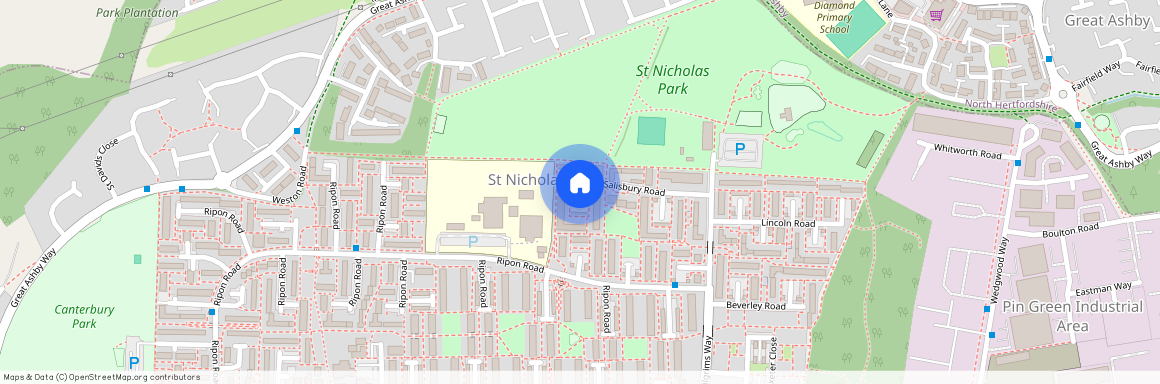 Salisbury Road, Stevenage, Hertfordshire, SG1