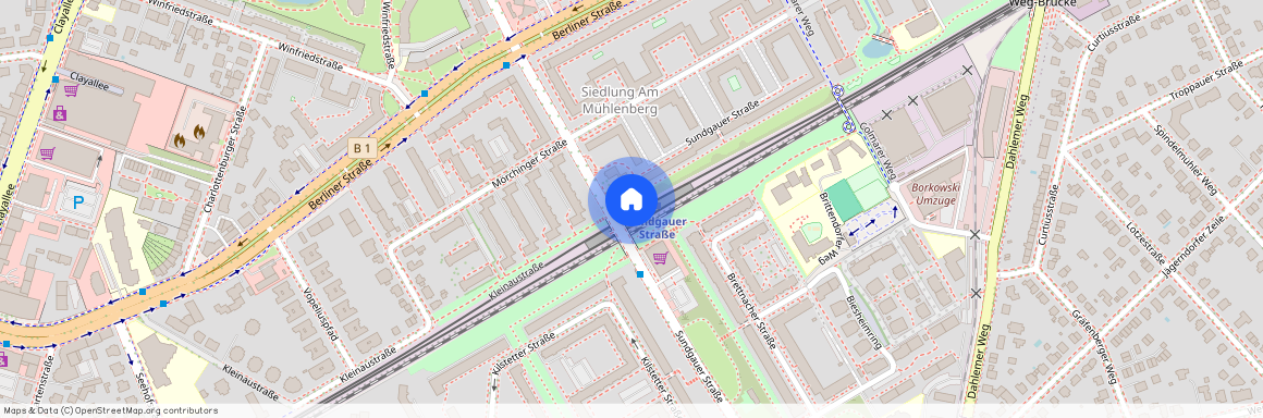 Brettnacher Str. nähe S-Bhf Sundgauer Str. (7min), 14167 Berlin - Steglitz