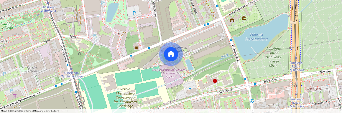 ul. ks. bp. Wincentego Tymienieckiego, Księży Młyn, Widzew, Łódź, łódzkie