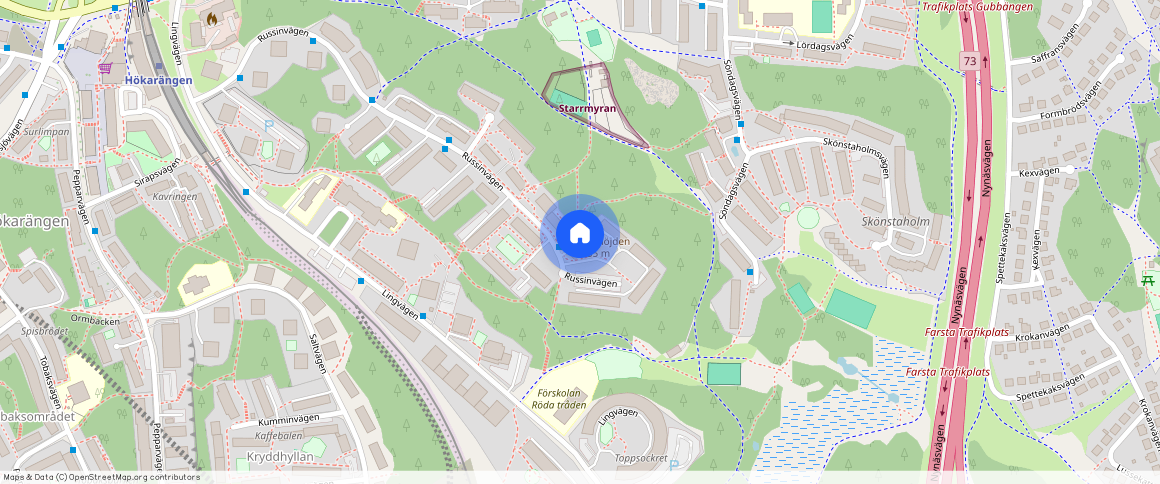 Russinvägen 63, Hökarängen