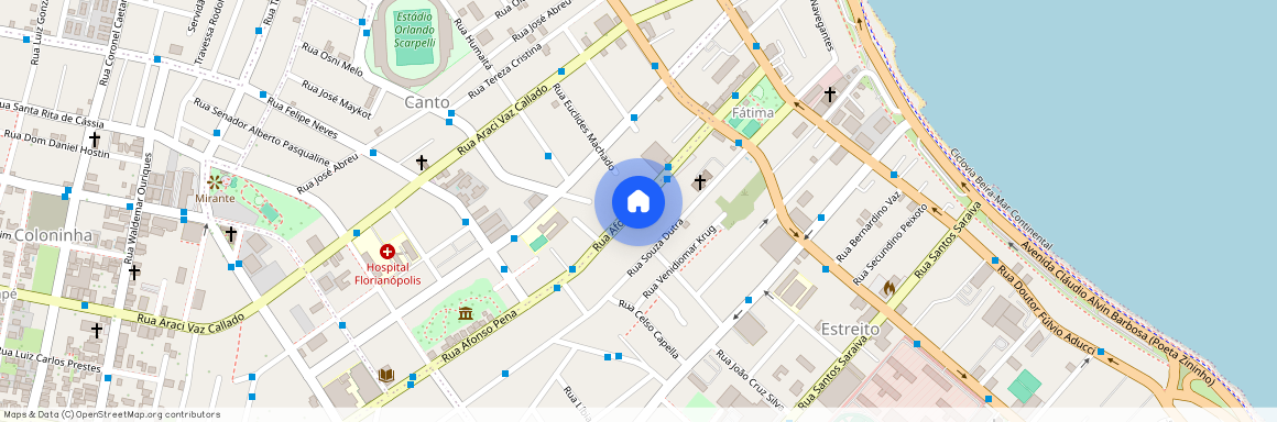 Rua Afonso Pena, 542 - Estreito, Florianópolis - SC